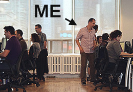 An eigth of the office, featuring myself.